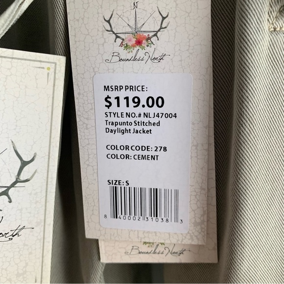 NWT Anthropologie Boundless North Green Zip Up Utility Jacket - Picture 10 of 12